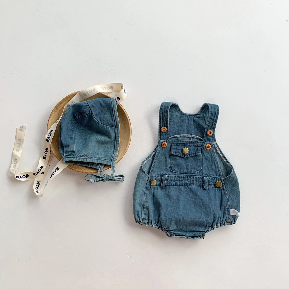 Baby Denim Sling Romper