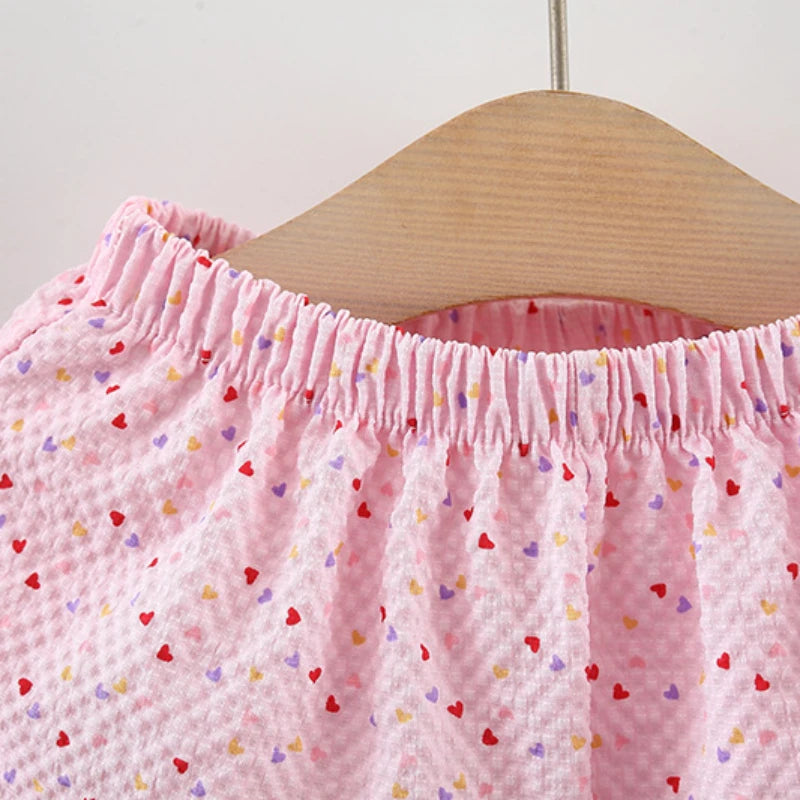Baby Girl Dotted Beach Set