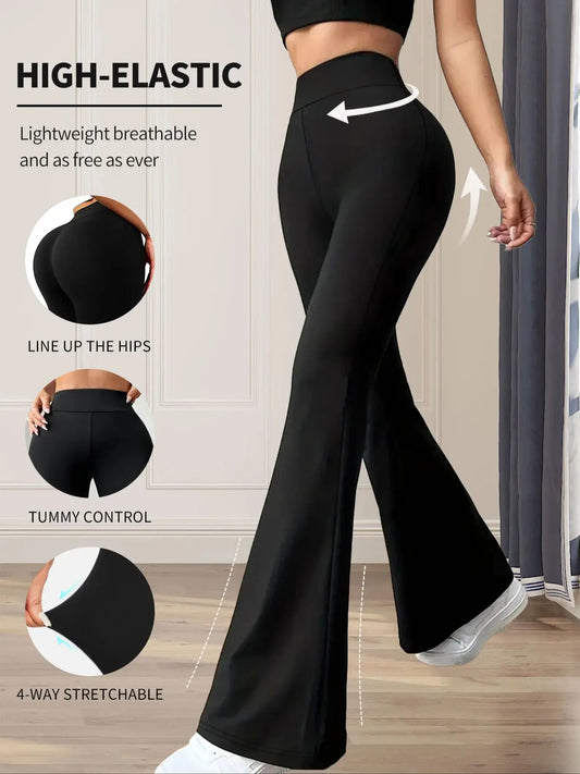 Women’s High Waisted Flared Pants