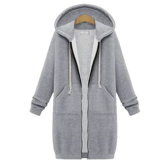 Autumn Winter Thick Hoodie Parka