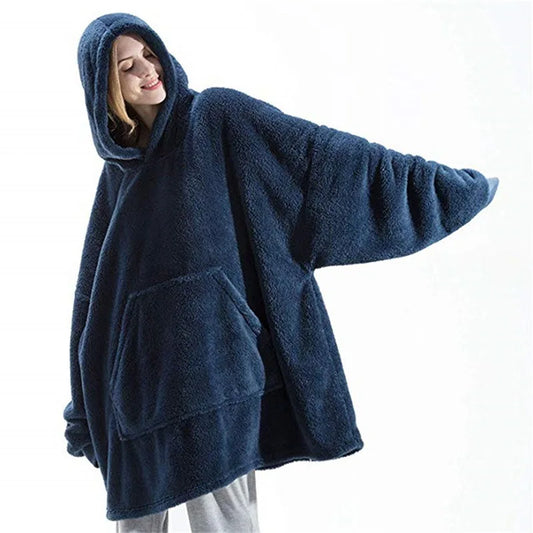 Double-Faced Fleece Hoodie