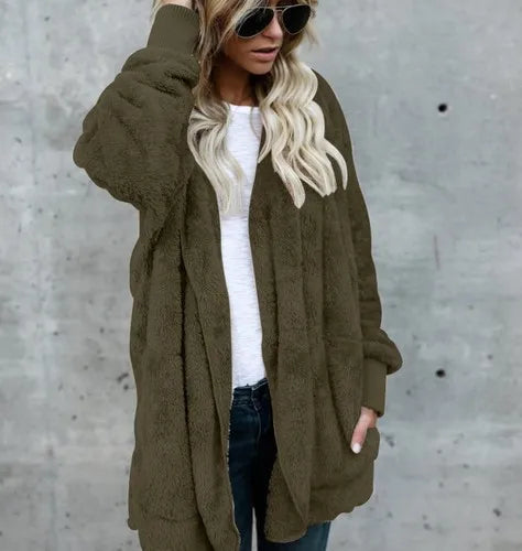 Double Fleece Hooded Jacket