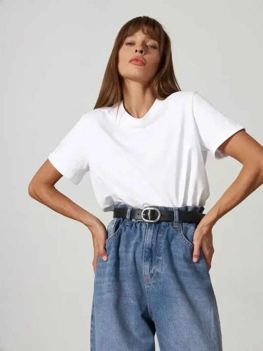 100% Cotton Short Sleeve Basic T-Shirt