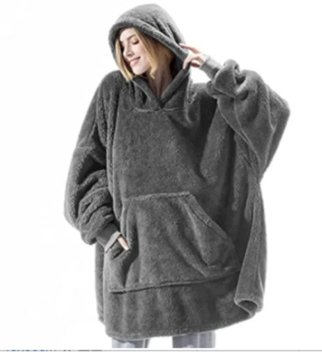 Double-Faced Fleece Hoodie