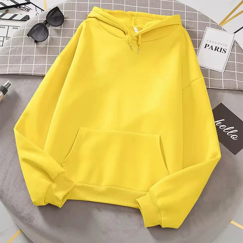Casual Pocket Long Sleeve Hoodie