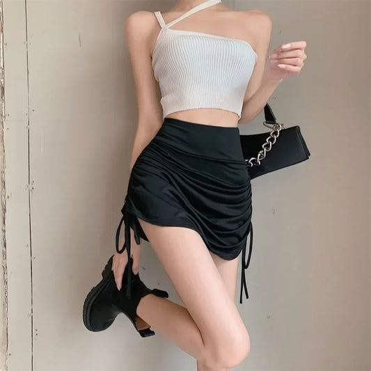 Latin Dance High Waist Skirt