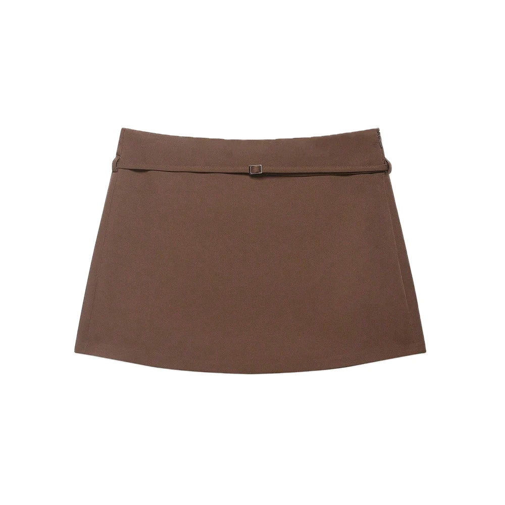 Solid Color Skort Belt