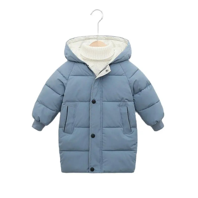 Kids Cotton-Padded Parka Coat