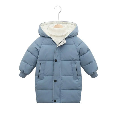 Kids Cotton-Padded Parka Coat