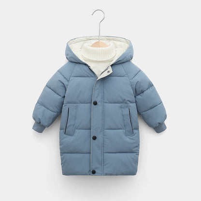 Kids Cotton-Padded Parka Coat