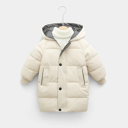 Kids Cotton-Padded Parka Coat