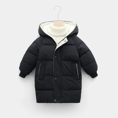 Kids Cotton-Padded Parka Coat