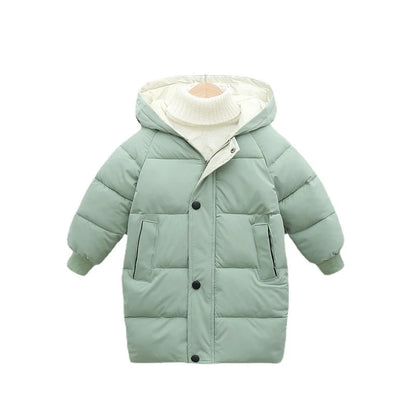 Kids Cotton-Padded Parka Coat