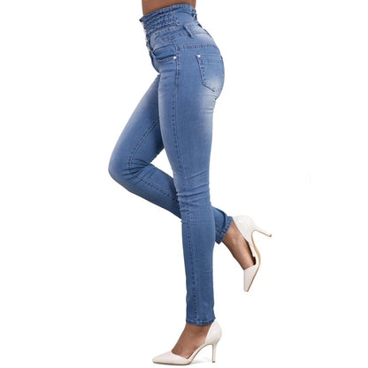 Black High Waist Skinny Mom Jeans