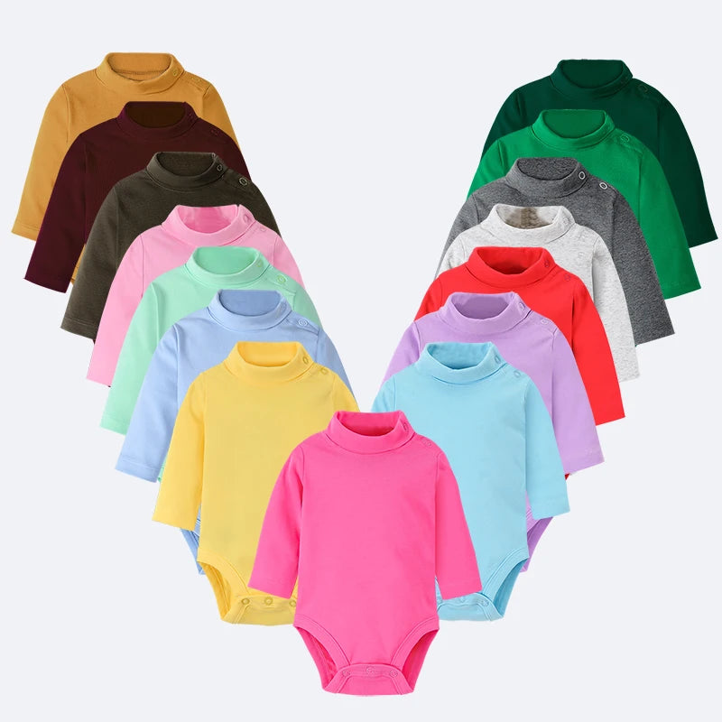Baby Girl Turtleneck Bodysuit
