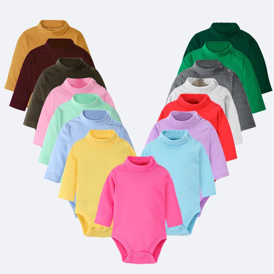 Baby Girl Turtleneck Bodysuit