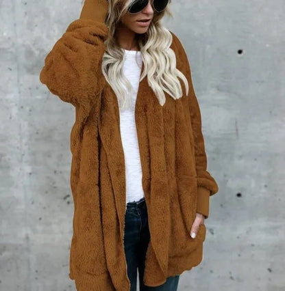 Double Fleece Hooded Jacket