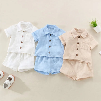 Baby Solid Two-Piece Set