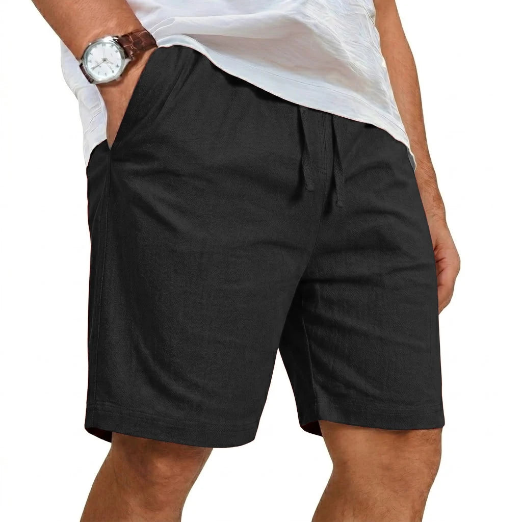 Solid Linen Short Gym