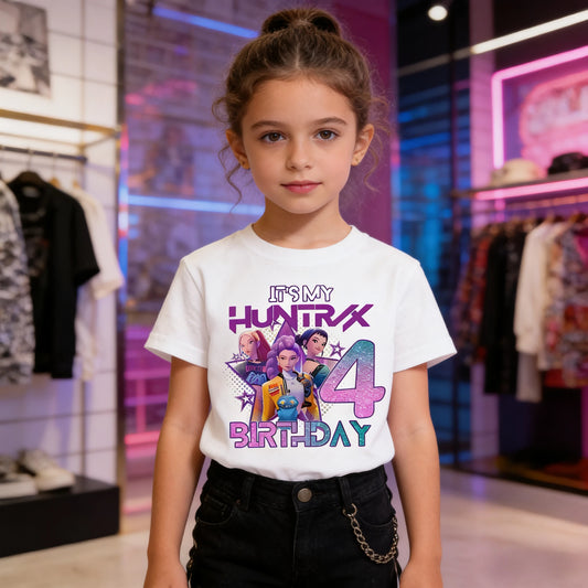 Girls Kawaii Print T-Shirt