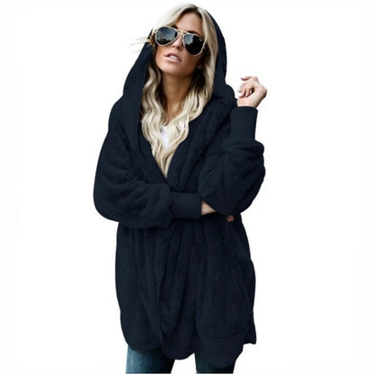 Double Fleece Hooded Jacket
