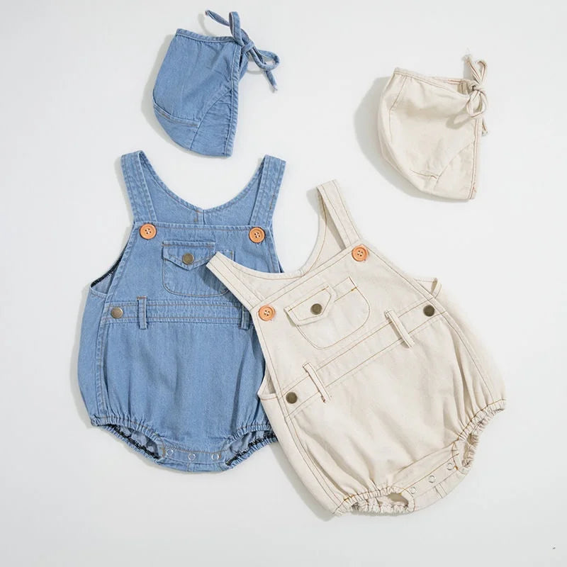 Baby Denim Sling Romper
