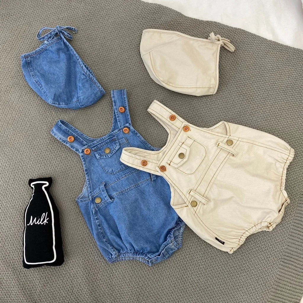 Baby Denim Sling Romper
