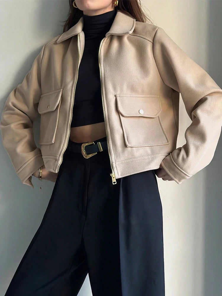 Winter Zipper Pocket Jacket