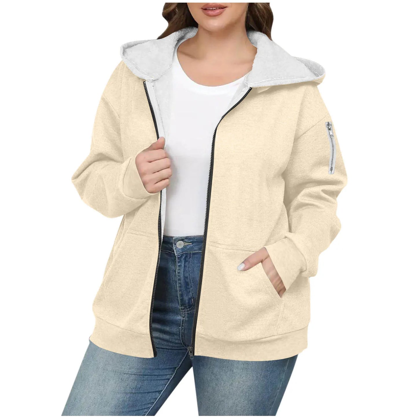 Basic Solid Color Hoodie