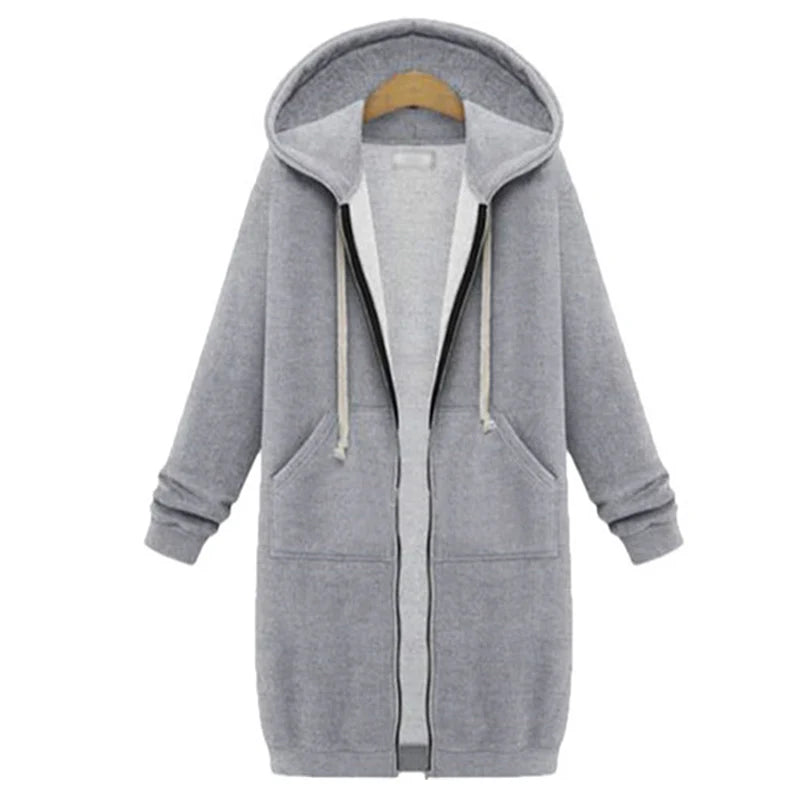 Autumn Winter Thick Hoodie Parka
