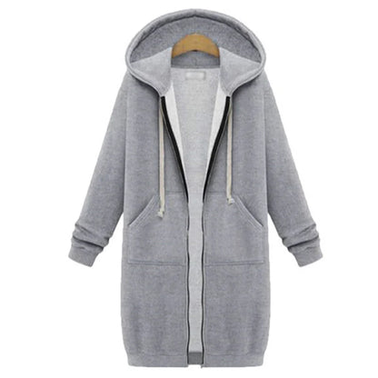 Autumn Winter Thick Hoodie Parka