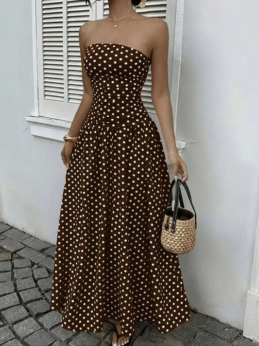 Polka Dot Print Top