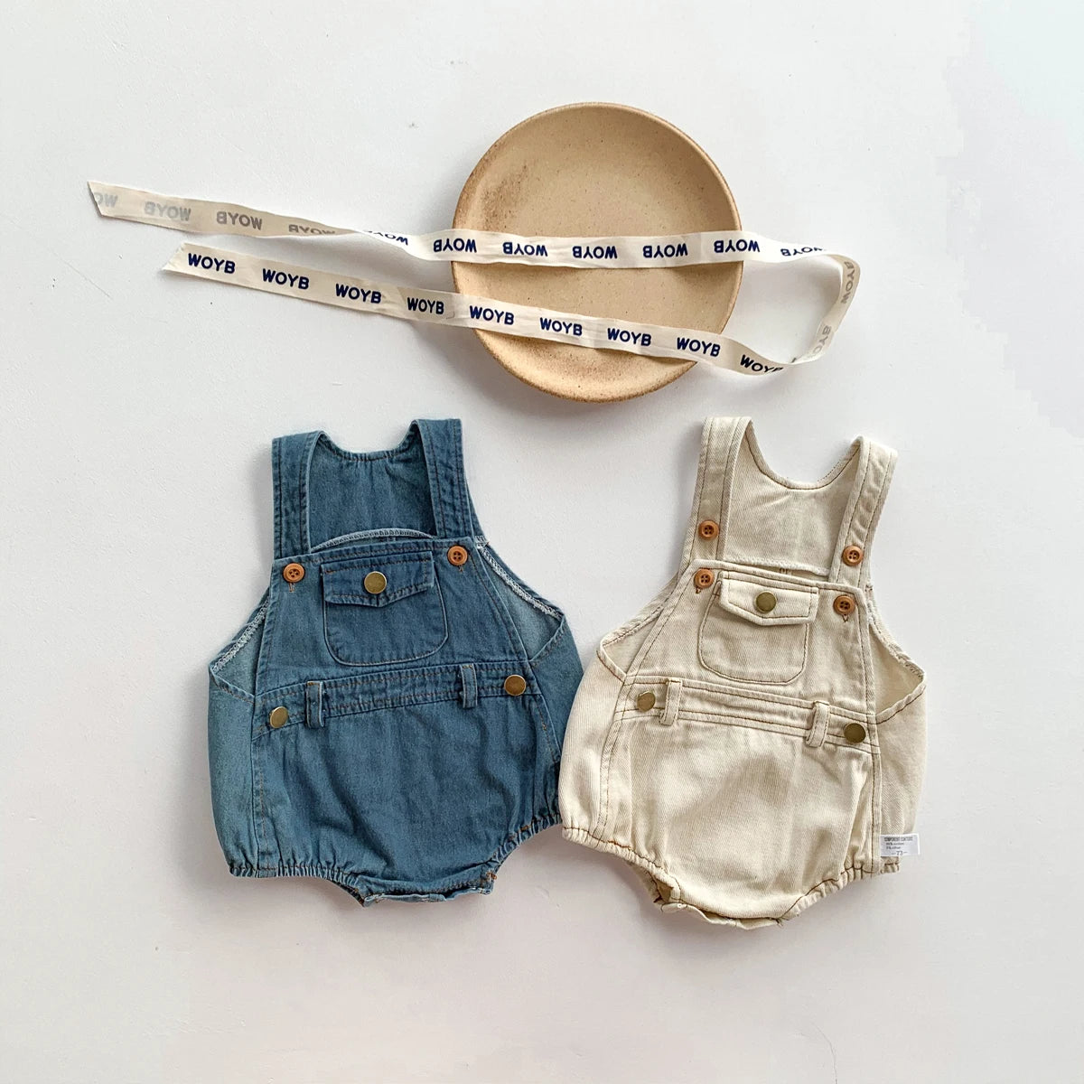 Baby Denim Sling Romper
