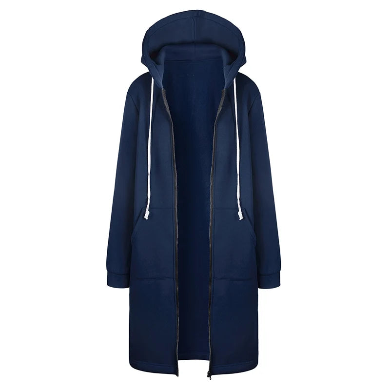 Autumn Winter Thick Hoodie Parka