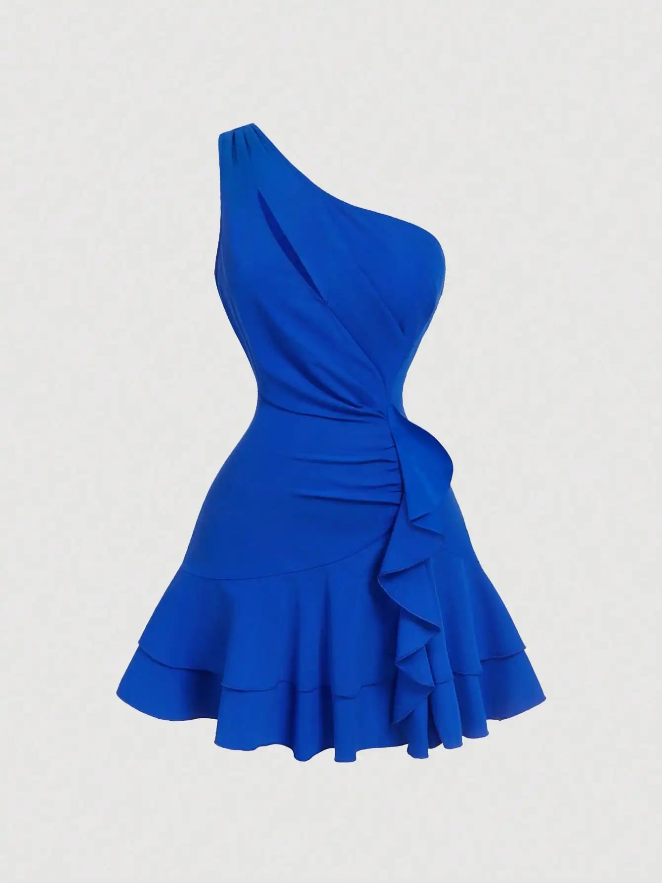 One Shoulder Pleated Tank Top