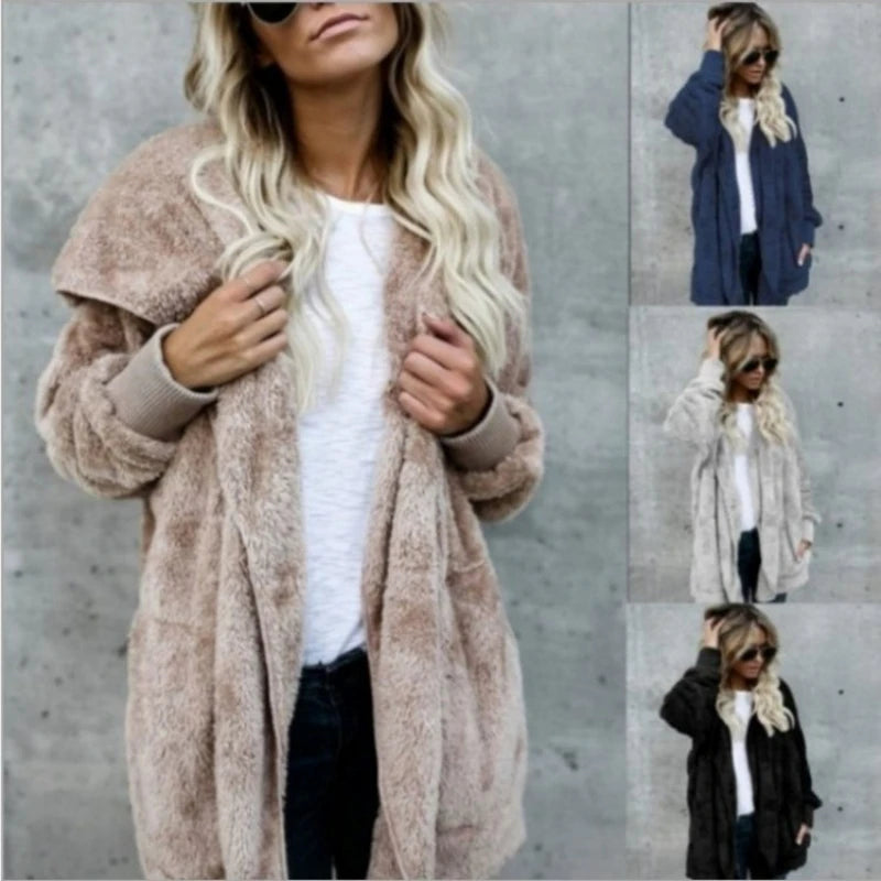 Double Fleece Hooded Jacket