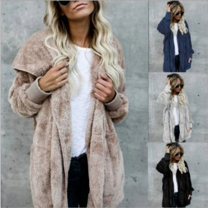 Double Fleece Hooded Jacket