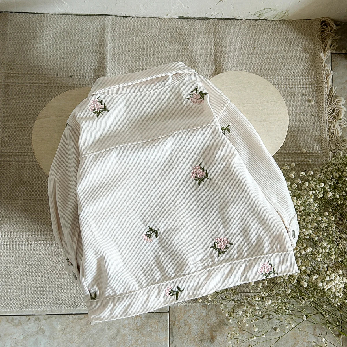 Baby Girl Flower Embroidery Jacket