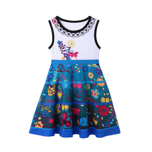 Girl's Sleeveless Printed Magic