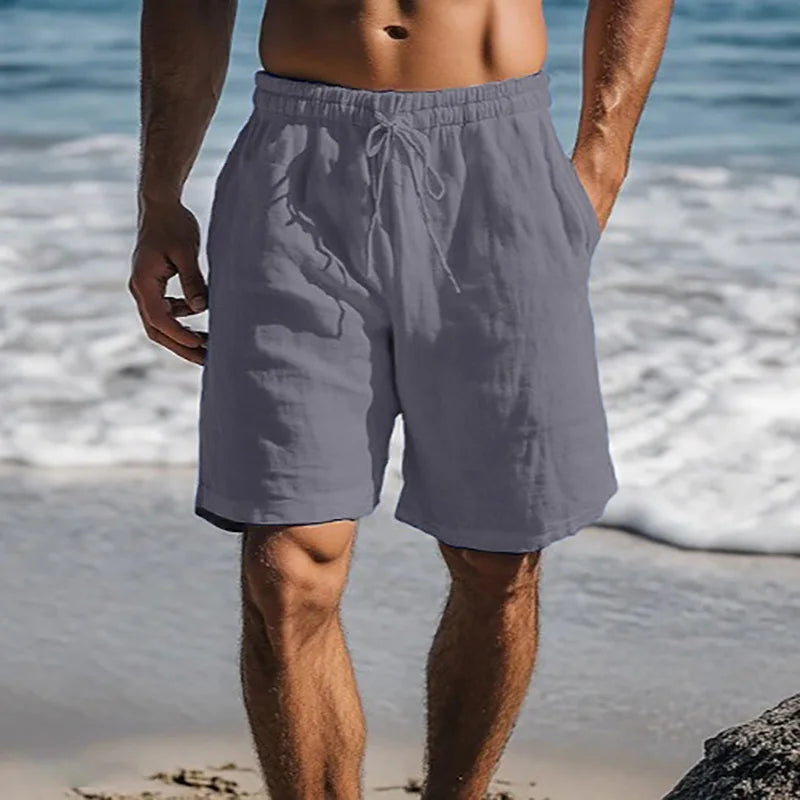 Cotton Linen Shorts Top
