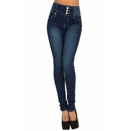 Black High Waist Skinny Mom Jeans