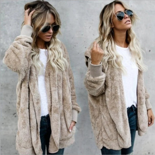 Double Fleece Hooded Jacket