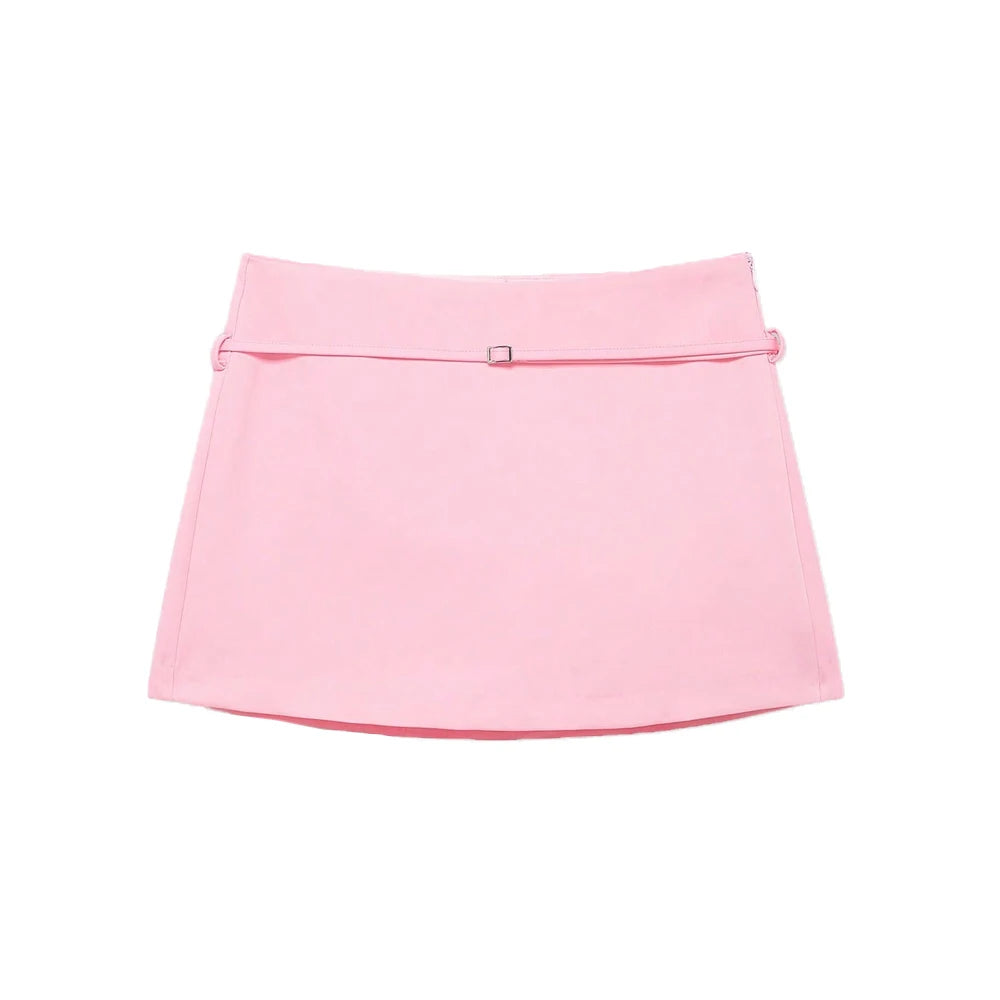Solid Color Skort Belt