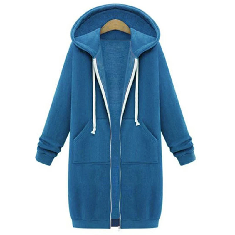 Autumn Winter Thick Hoodie Parka