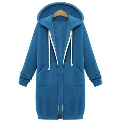 Autumn Winter Thick Hoodie Parka
