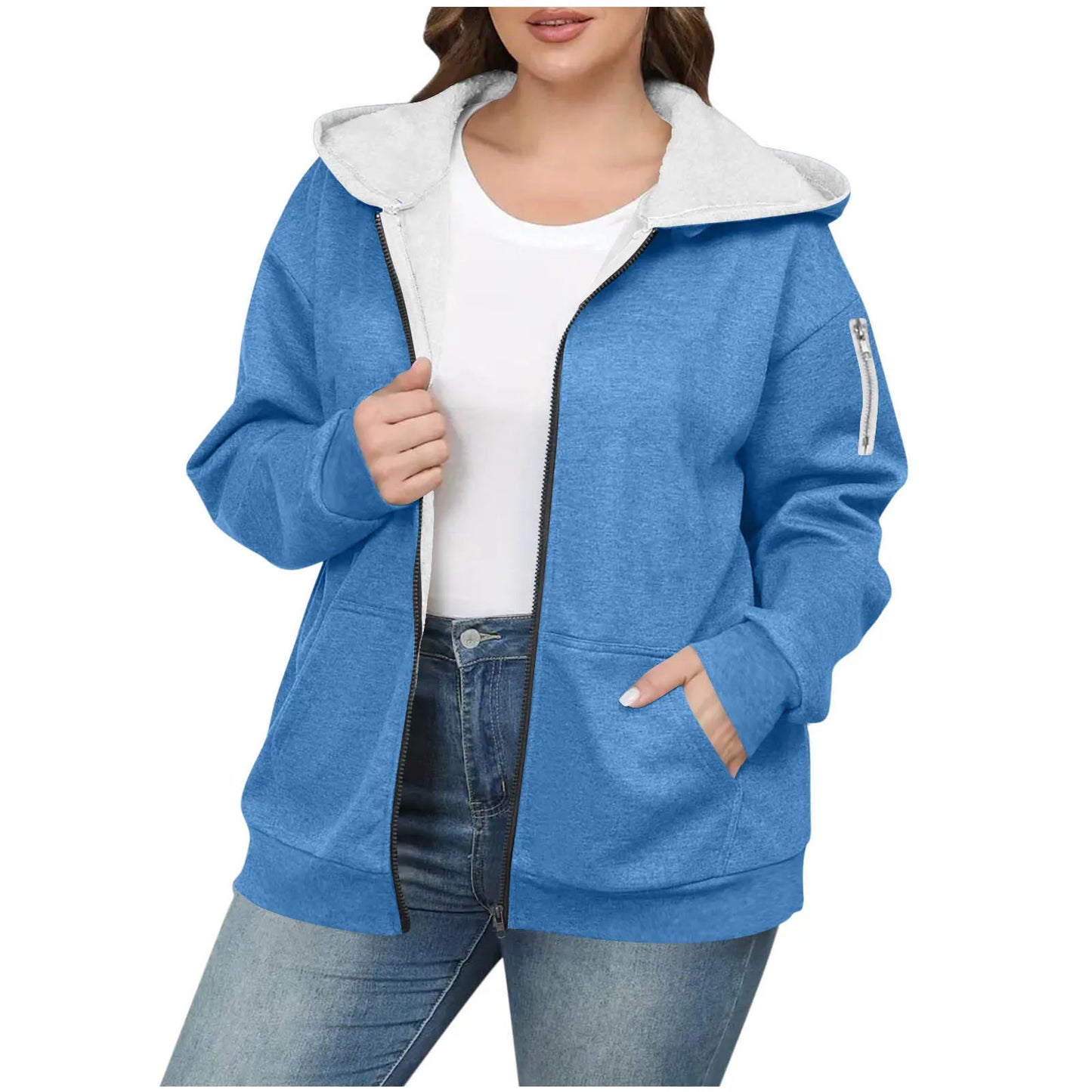 Basic Solid Color Hoodie