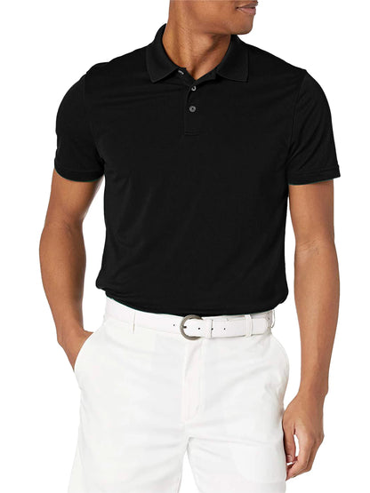 Short Sleeve Polo Buttons