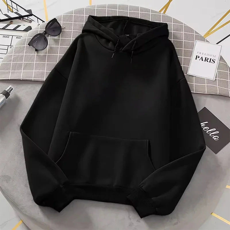Casual Pocket Long Sleeve Hoodie