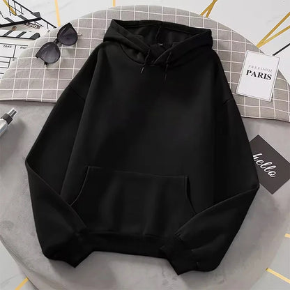 Casual Pocket Long Sleeve Hoodie