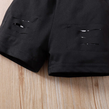 Baby Boy Hoodie and Shorts Set